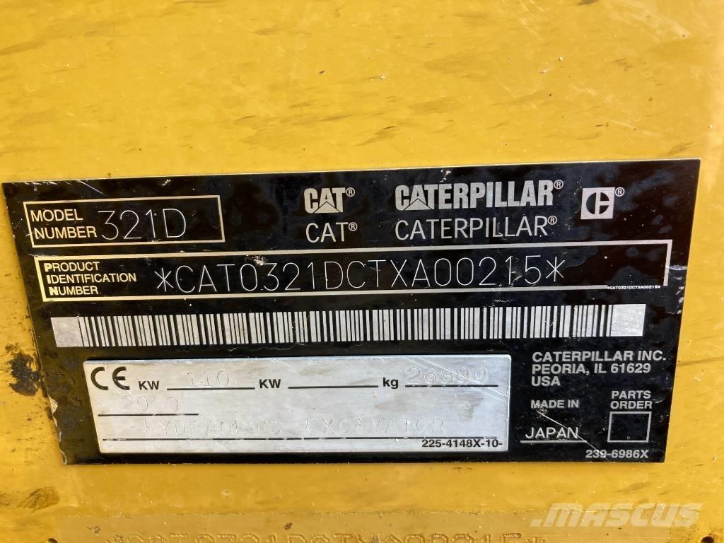 CAT 321 D Paletli ekskavatörler