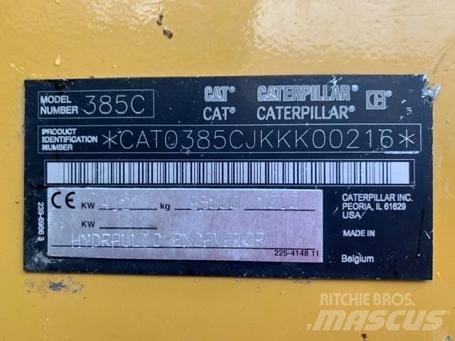 CAT 385 C L  385CL Paletli ekskavatörler