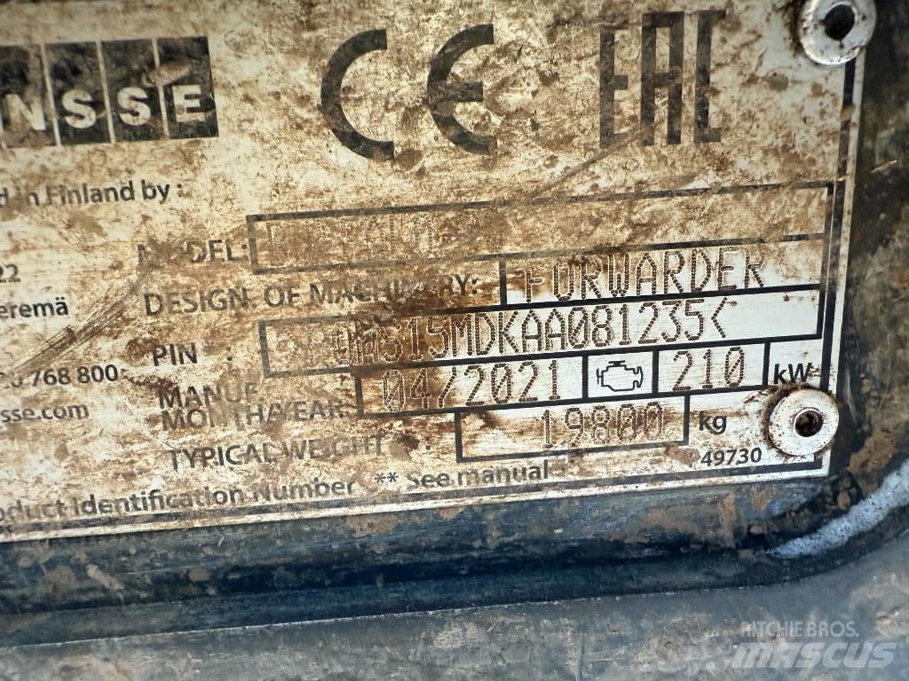 Ponsse BUFFALO 8W Tomruk yükleyici traktörler