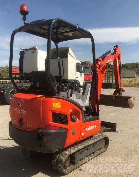 Kubota KX 015-4 Mini ekskavatörler, 7 tona dek
