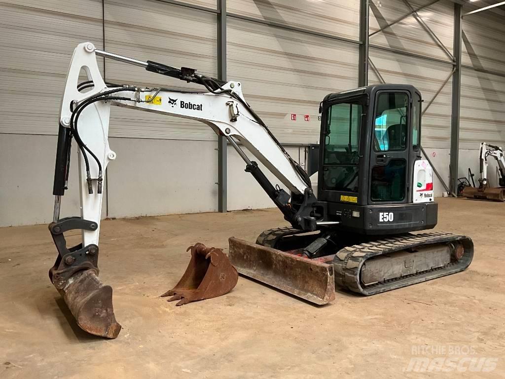 Bobcat E 50 Mini ekskavatörler, 7 tona dek