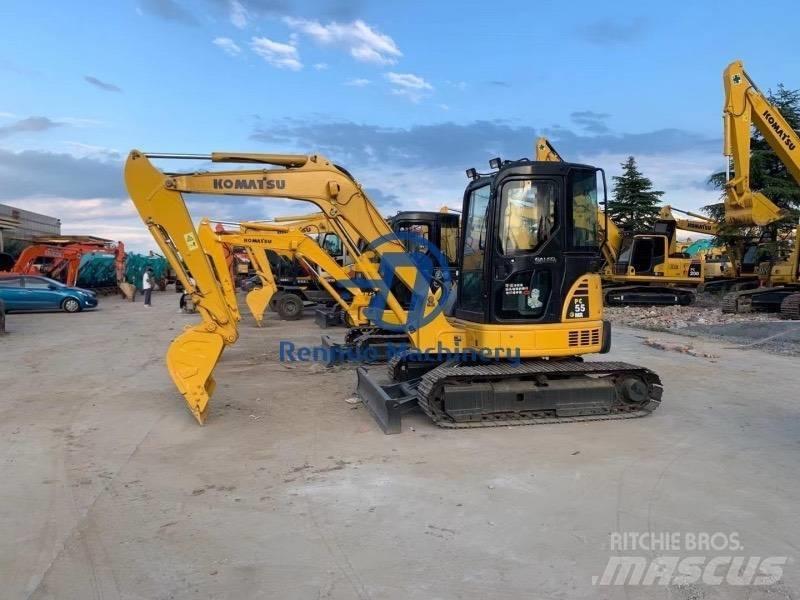 Komatsu PC 55 MR Mini ekskavatörler, 7 tona dek