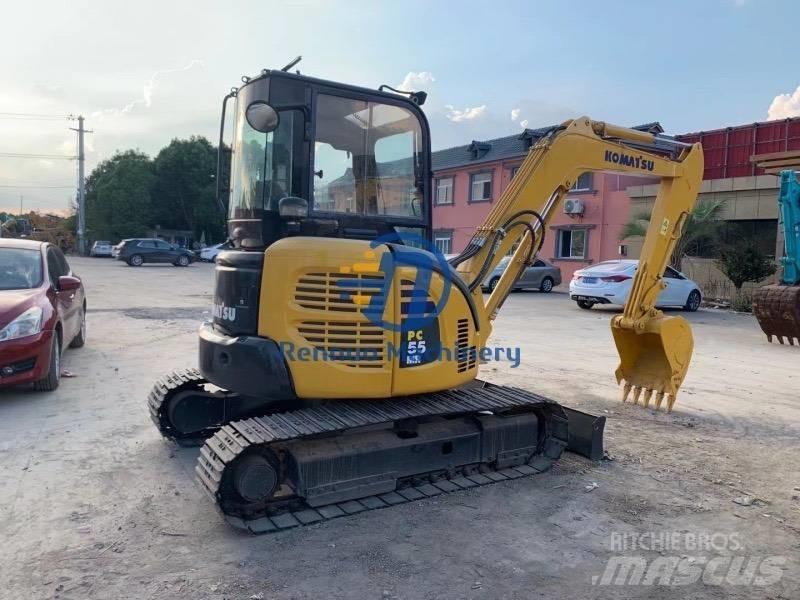 Komatsu PC 55 MR Mini ekskavatörler, 7 tona dek