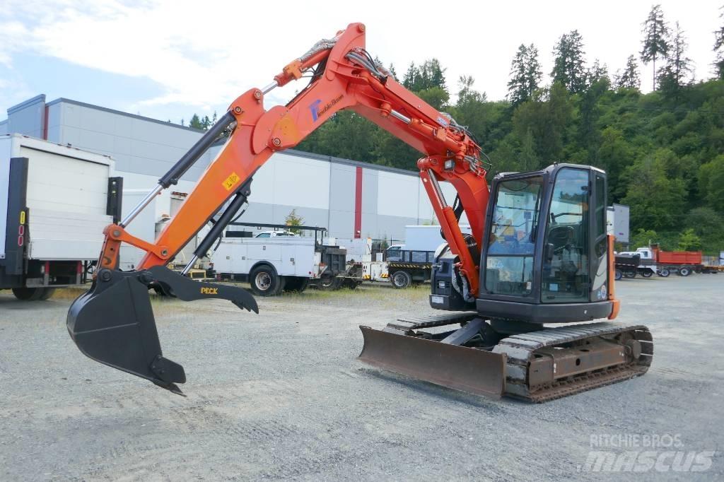 Hitachi zx75ur-5B Paletli ekskavatörler