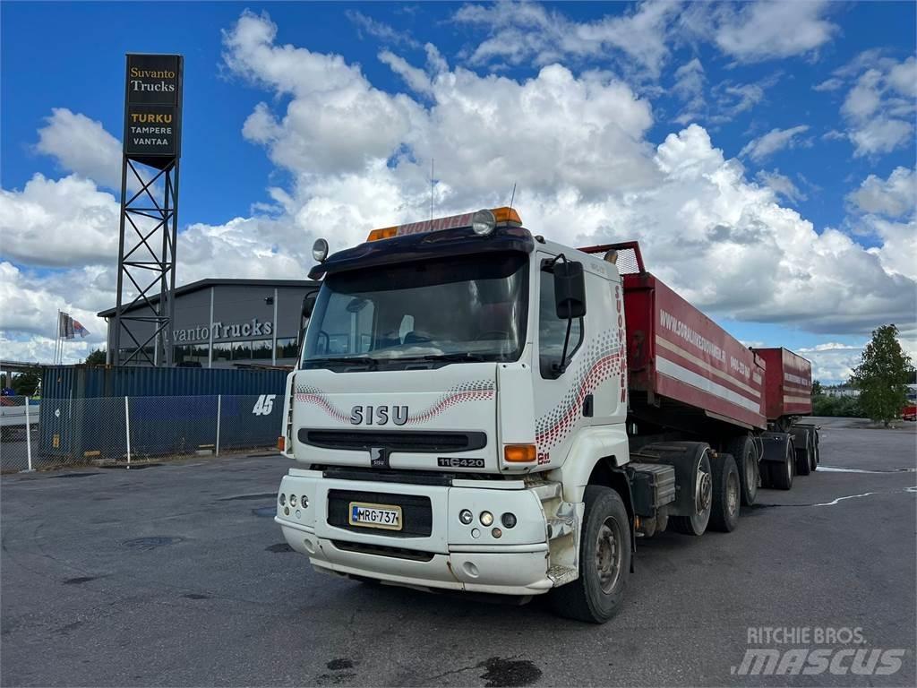 Sisu E11M-420 8X4 Damperli kamyonlar