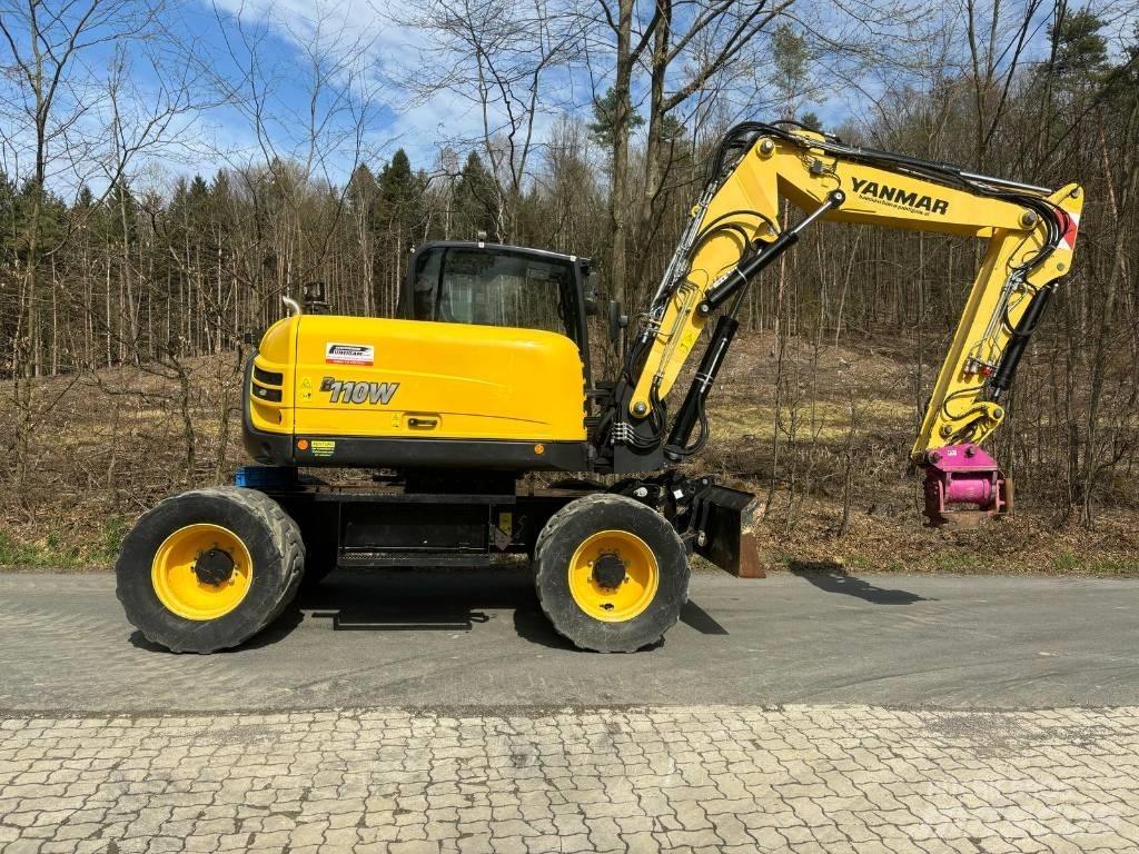 Yanmar B 110 W Lastik tekerli ekskavatörler