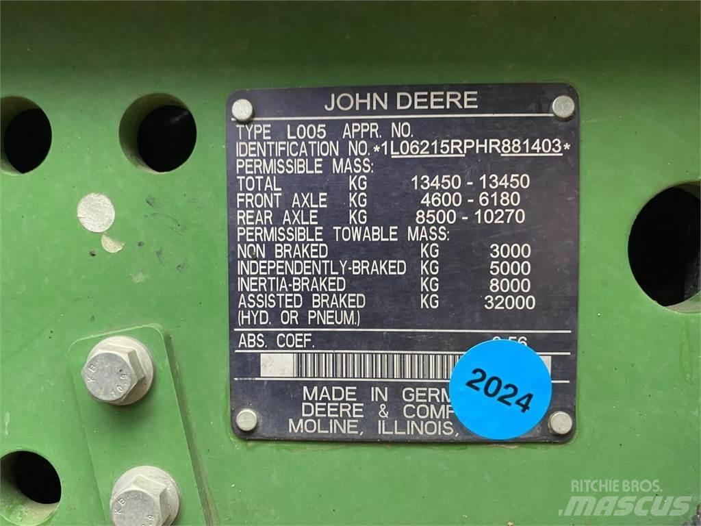 John Deere 6215R Traktörler