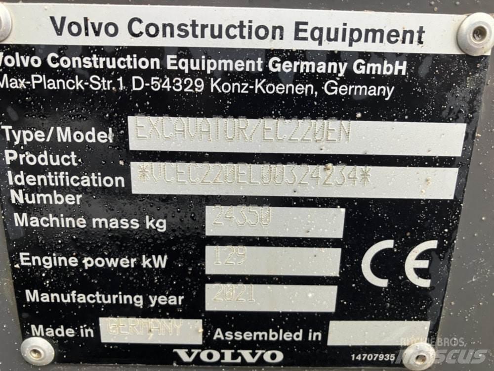 Volvo EC220EN Paletli ekskavatörler