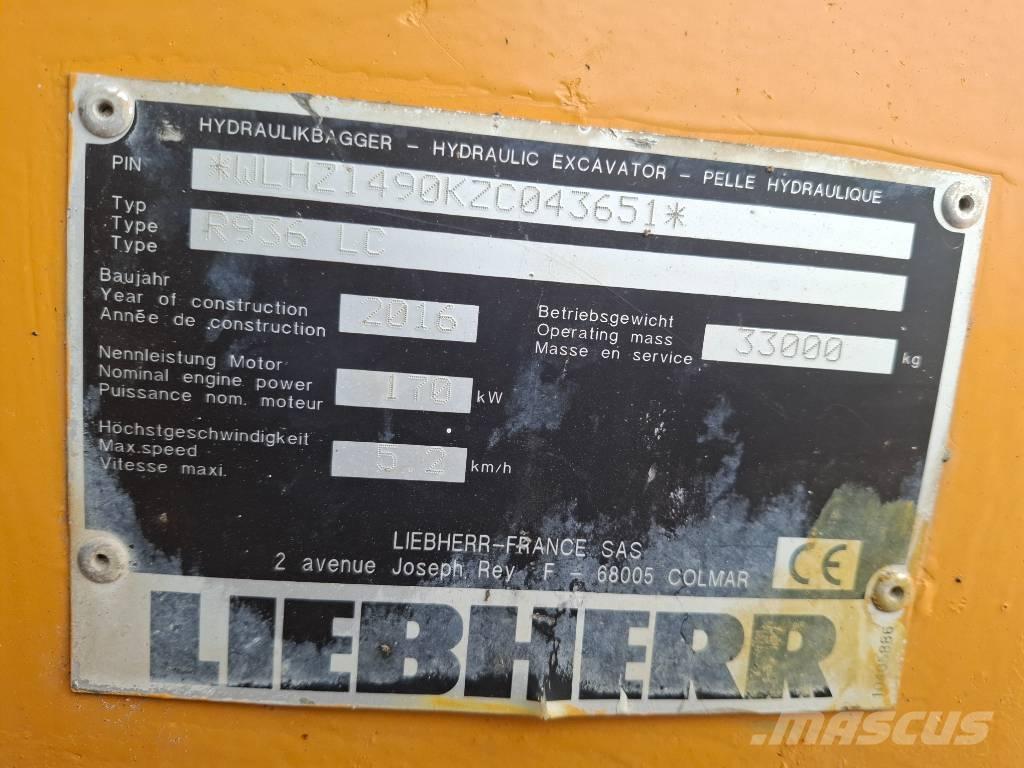 Liebherr 936 Paletli ekskavatörler