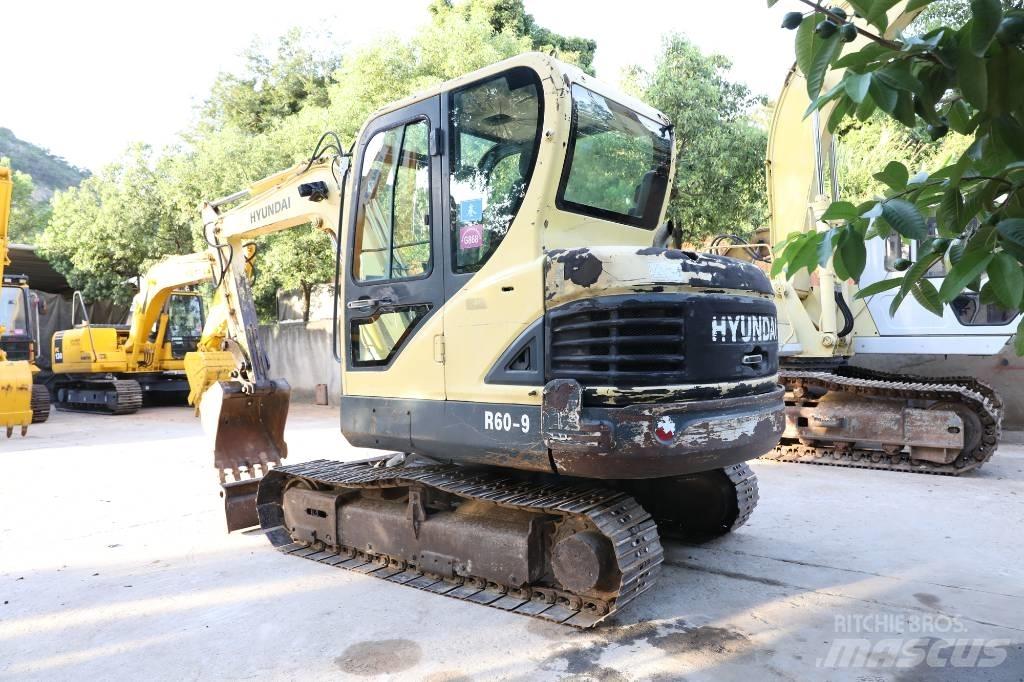 Hyundai R60-9 Mini ekskavatörler, 7 tona dek