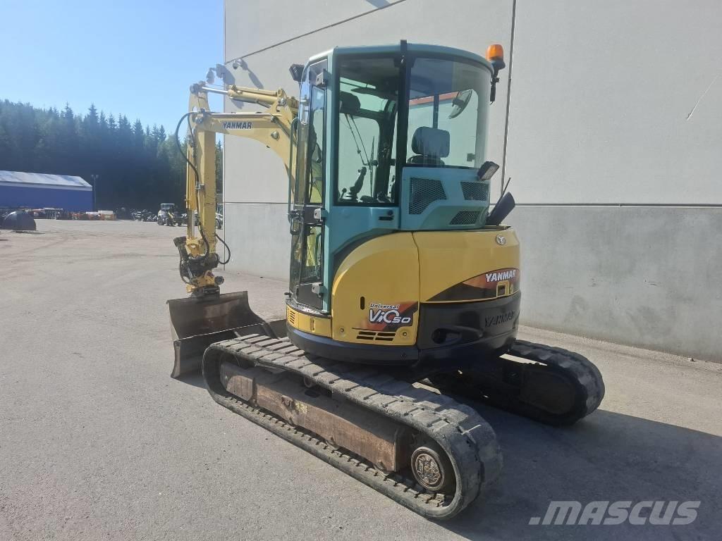 Yanmar Vio 50 U Mini ekskavatörler, 7 tona dek