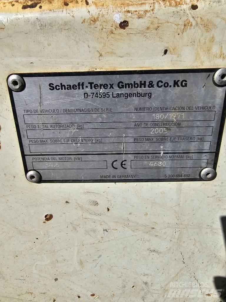 Terex HR 18 Mini ekskavatörler, 7 tona dek