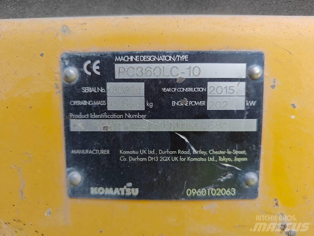 Komatsu PC 360 LC-10 Paletli ekskavatörler