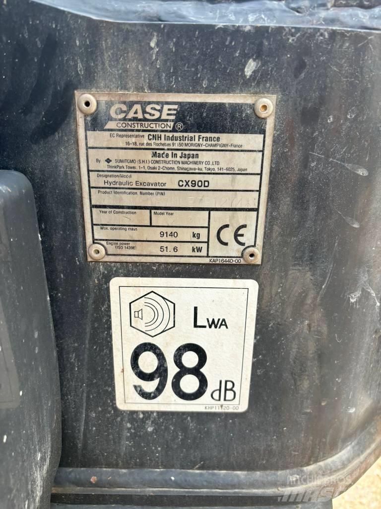 CASE CX 90 D Midi ekskavatörler 7 - 12 t