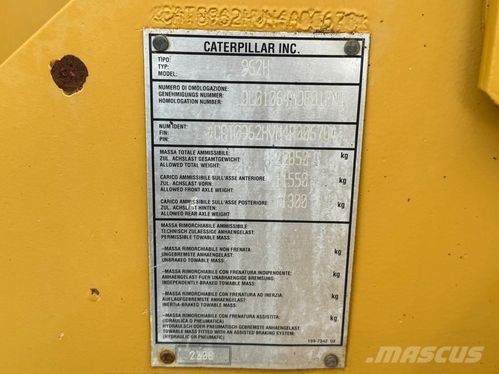 CAT 962H Tekerlekli yükleyiciler
