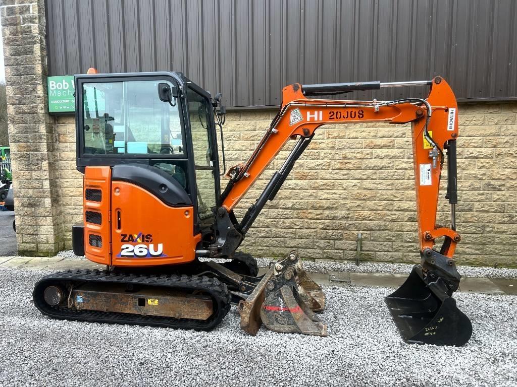 Hitachi ZX26U-6 Mini ekskavatörler, 7 tona dek