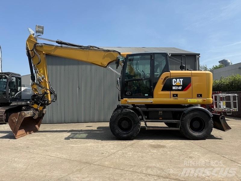 CAT M314F Lastik tekerli ekskavatörler