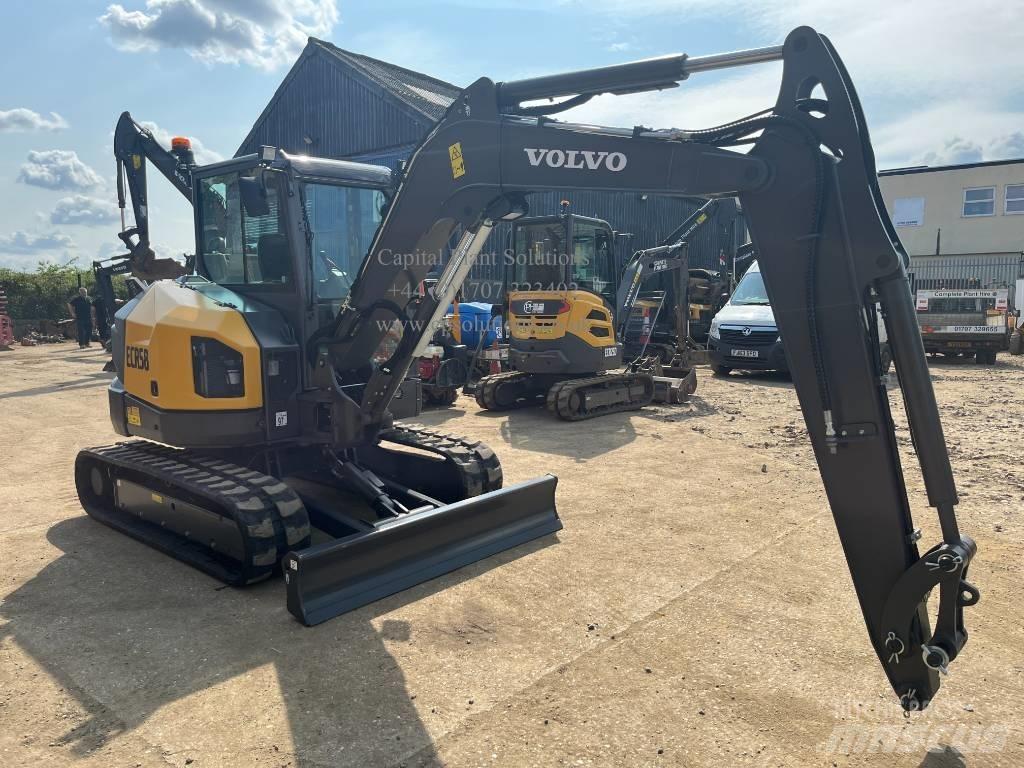 Volvo ECR 58 F Mini ekskavatörler, 7 tona dek