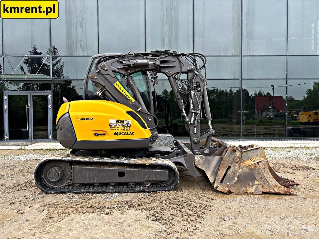 Mecalac 6 MCR Mini ekskavatörler, 7 tona dek