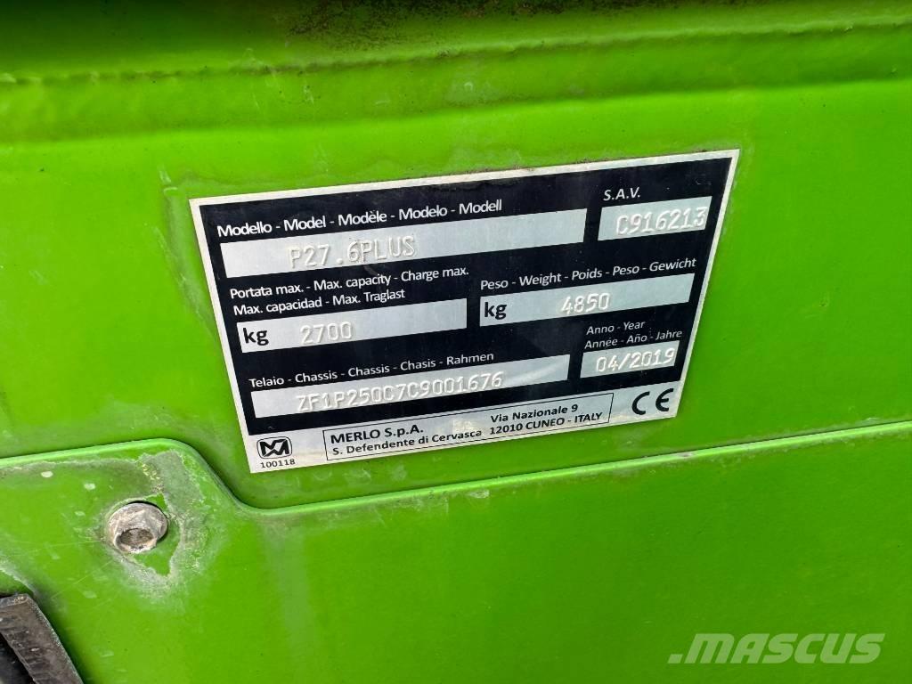 Merlo P27.6 Plus Teleskopik yükleyiciler