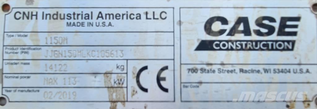 CASE 1150 M Paletler