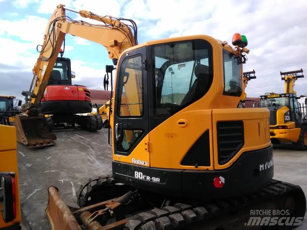Hyundai 80 CR9-A Paletli ekskavatörler