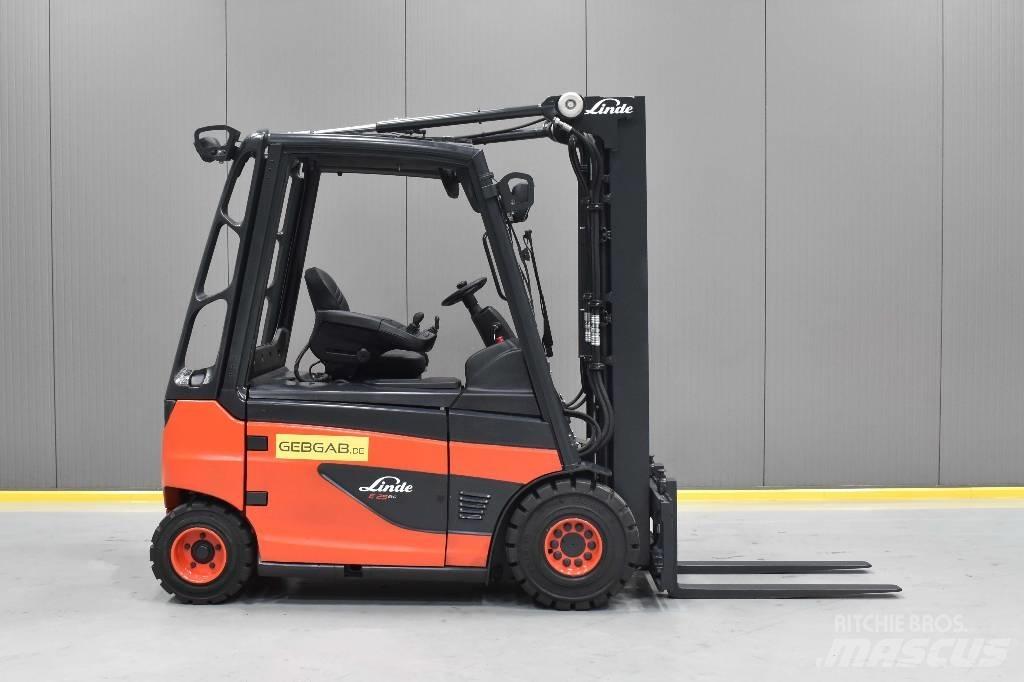 Linde E 25-01 Elektrikli forkliftler