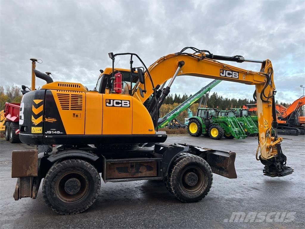JCB JS145W T4i Lastik tekerli ekskavatörler