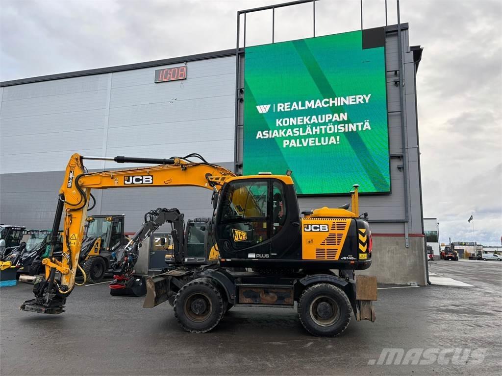JCB JS145W T4i Lastik tekerli ekskavatörler