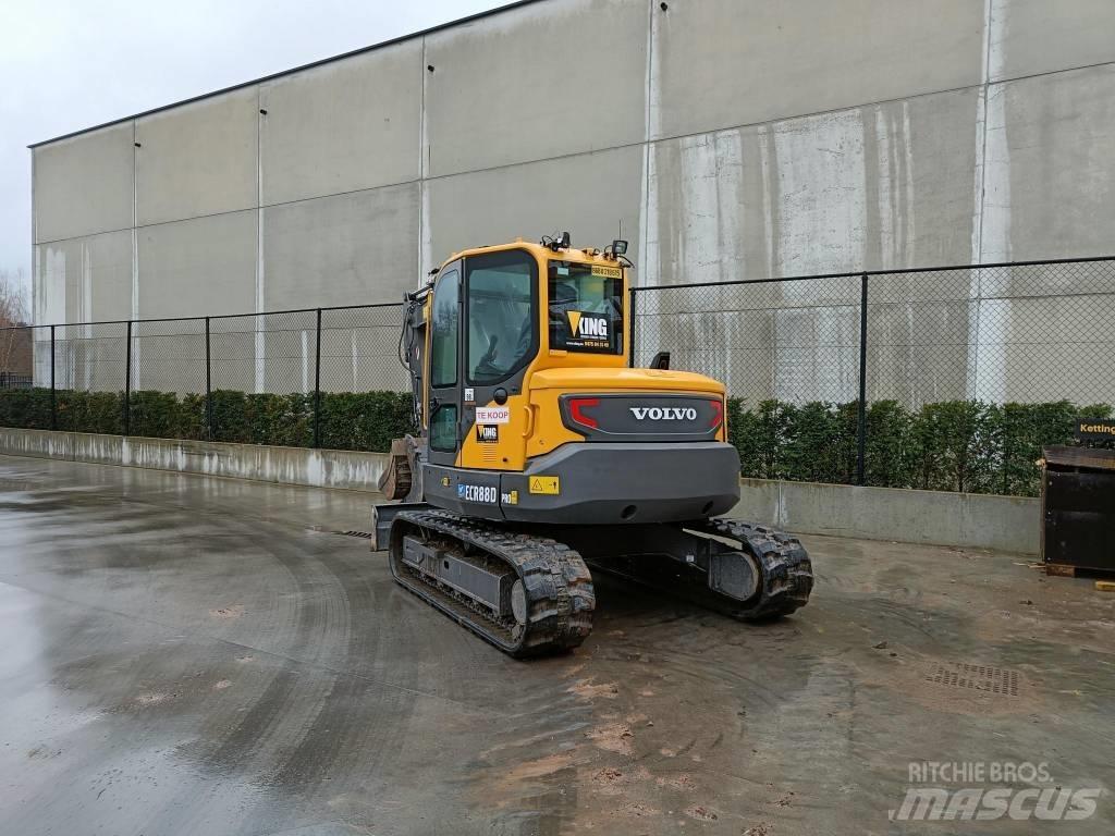 Volvo ECR 88 D Lastik tekerli ekskavatörler