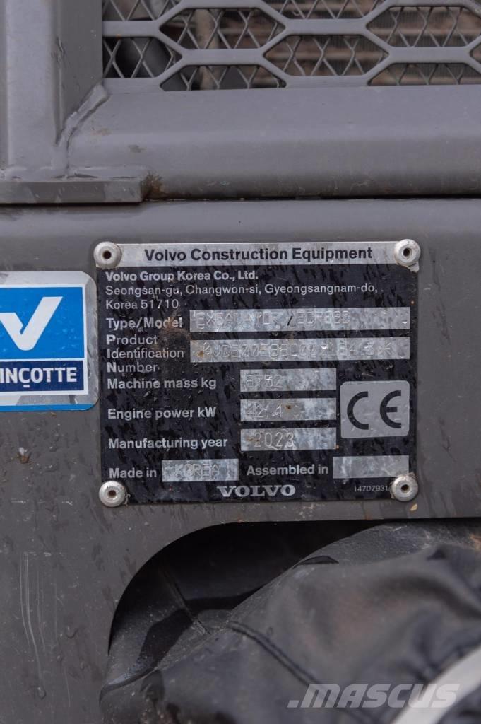 Volvo ECR 88 D Paletli ekskavatörler