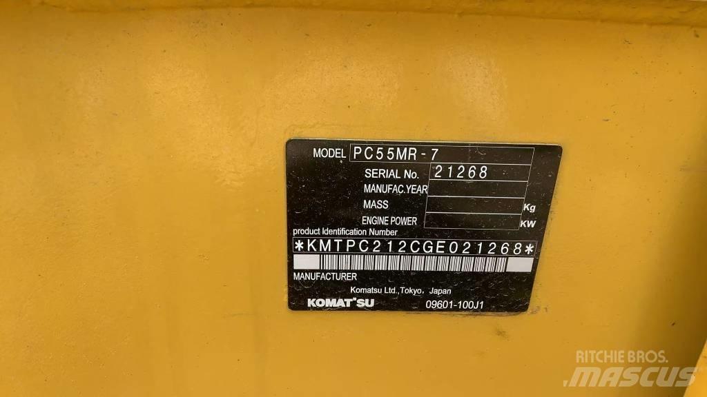 Komatsu PC 55 Paletli ekskavatörler