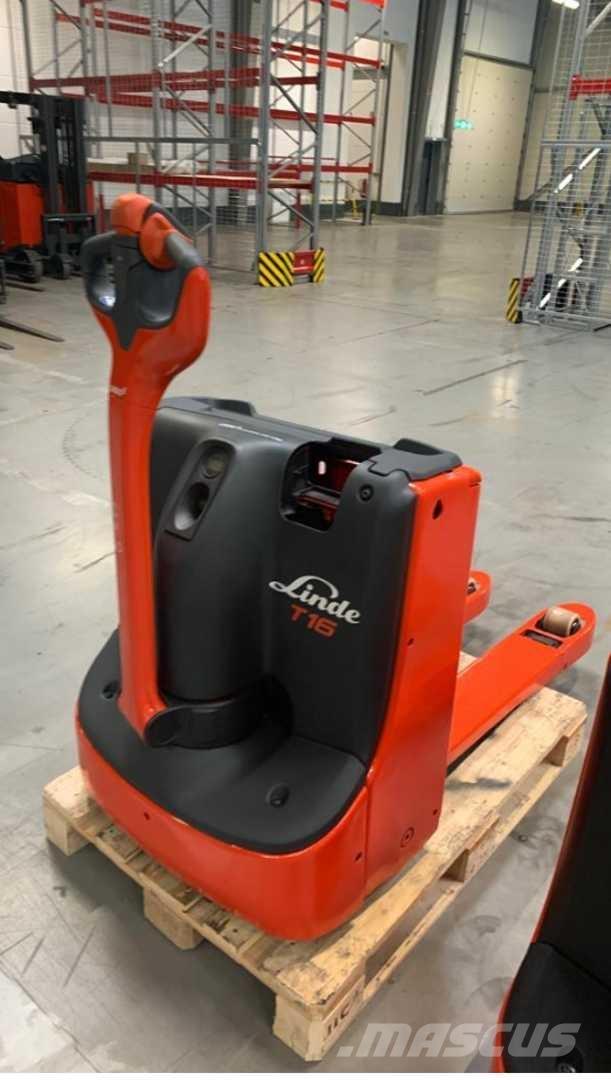 Linde T16 Yaya kumandali istif makinasi