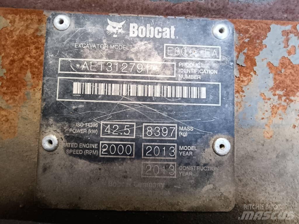 Bobcat E 80 EA Midi ekskavatörler 7 - 12 t