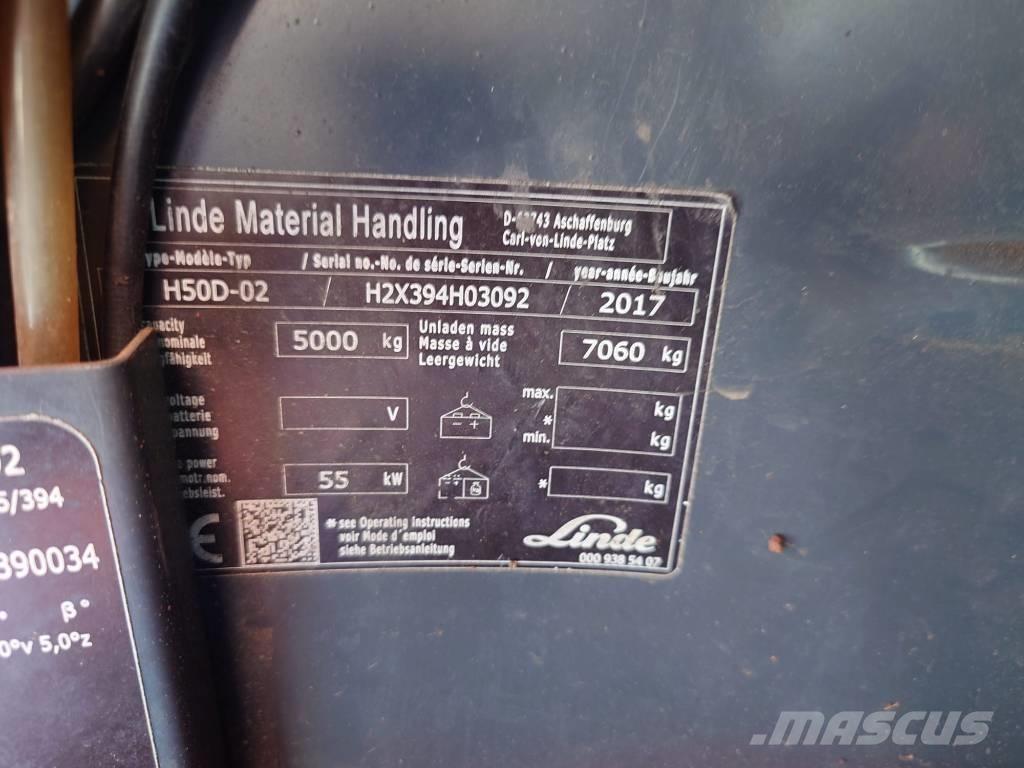 Linde H 50 D Dizel forkliftler