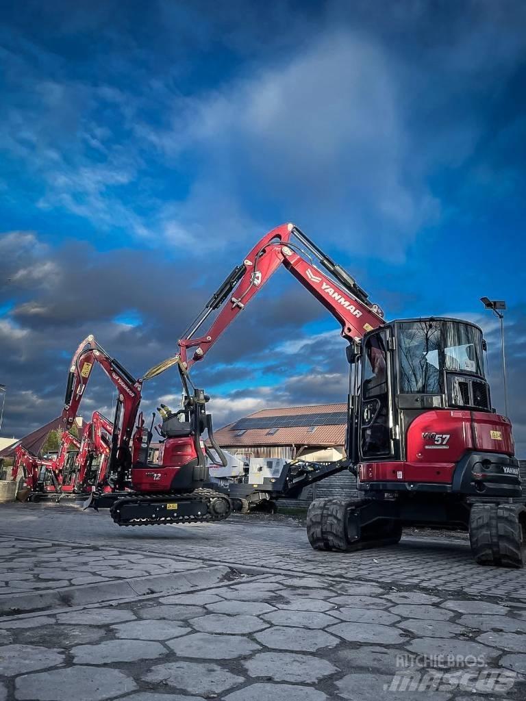 Yanmar Vio 57 Mini ekskavatörler, 7 tona dek
