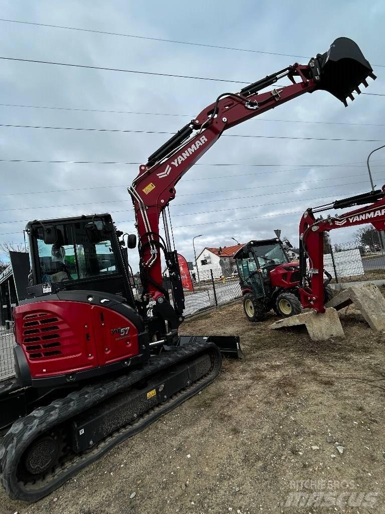 Yanmar Vio 57 Mini ekskavatörler, 7 tona dek