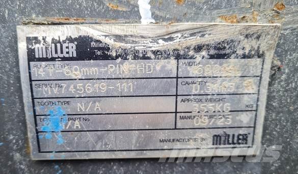  2' BUCKET, 60mm PINS Kovalar