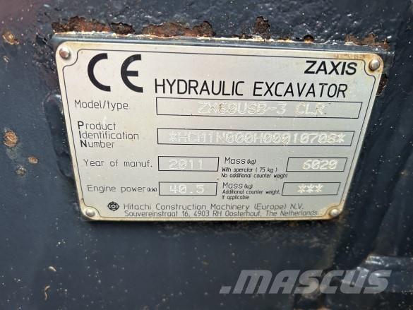 Hitachi ZX60USB-3 Diger