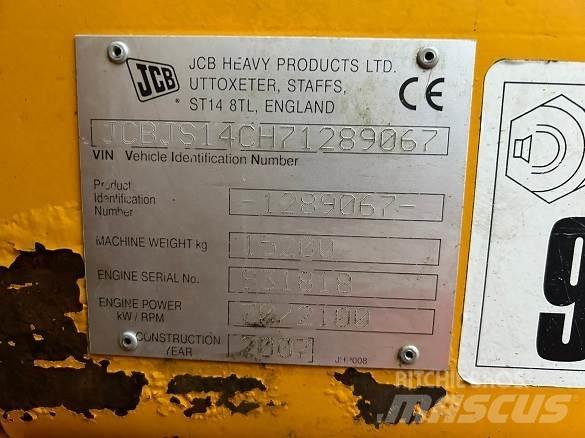 JCB JS 145 Paletli ekskavatörler
