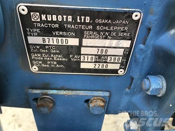 Kubota B7100D Kazıcı yükleyiciler - beko loder