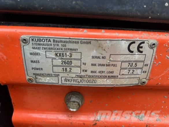 Kubota KX61-3 Diger