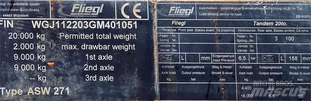 Fliegl Gigant ASW 271 Damperli römorklari