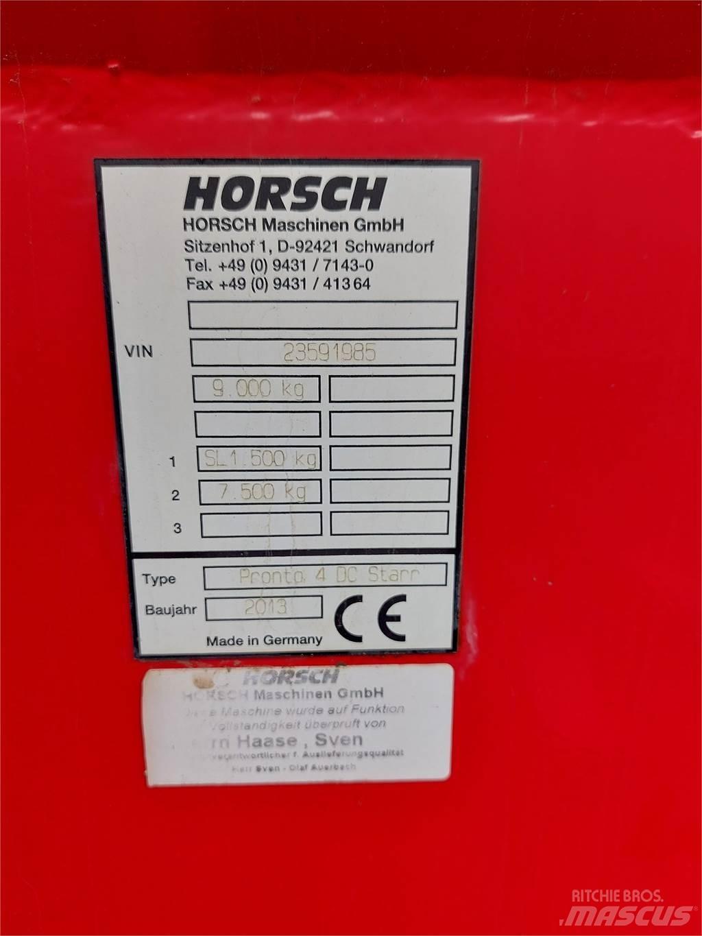 Horsch Pronto 4DC Diger toprak isleme makina ve aksesuarlari