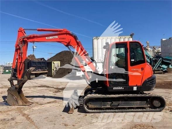 Kubota KX080-3 Paletli ekskavatörler