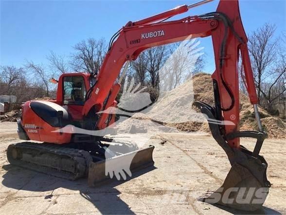 Kubota KX080-3 Paletli ekskavatörler