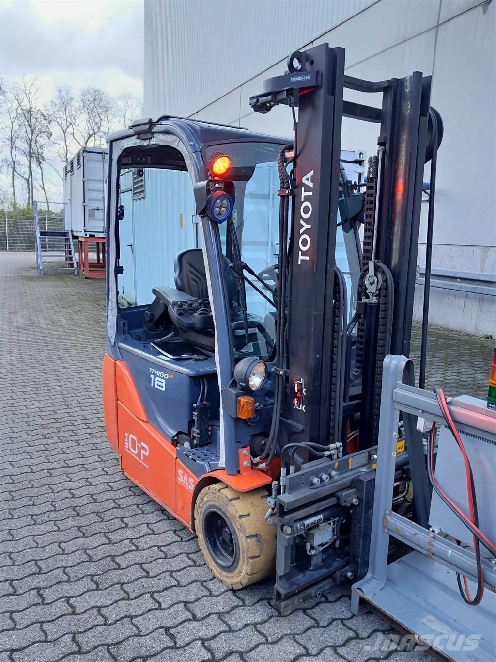 Toyota 8FBEKT18 Elektrikli forkliftler