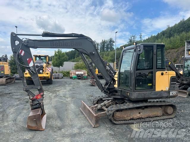 Volvo EC 55 C Mini ekskavatörler, 7 tona dek