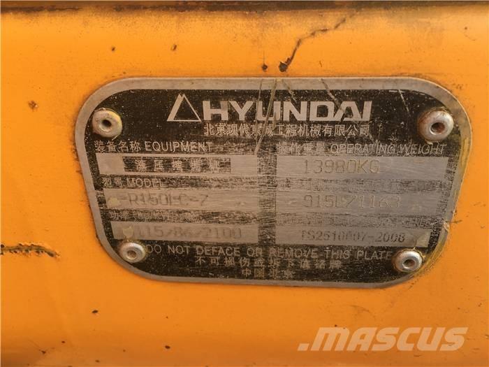 Hyundai R150LC-7 Paletli ekskavatörler