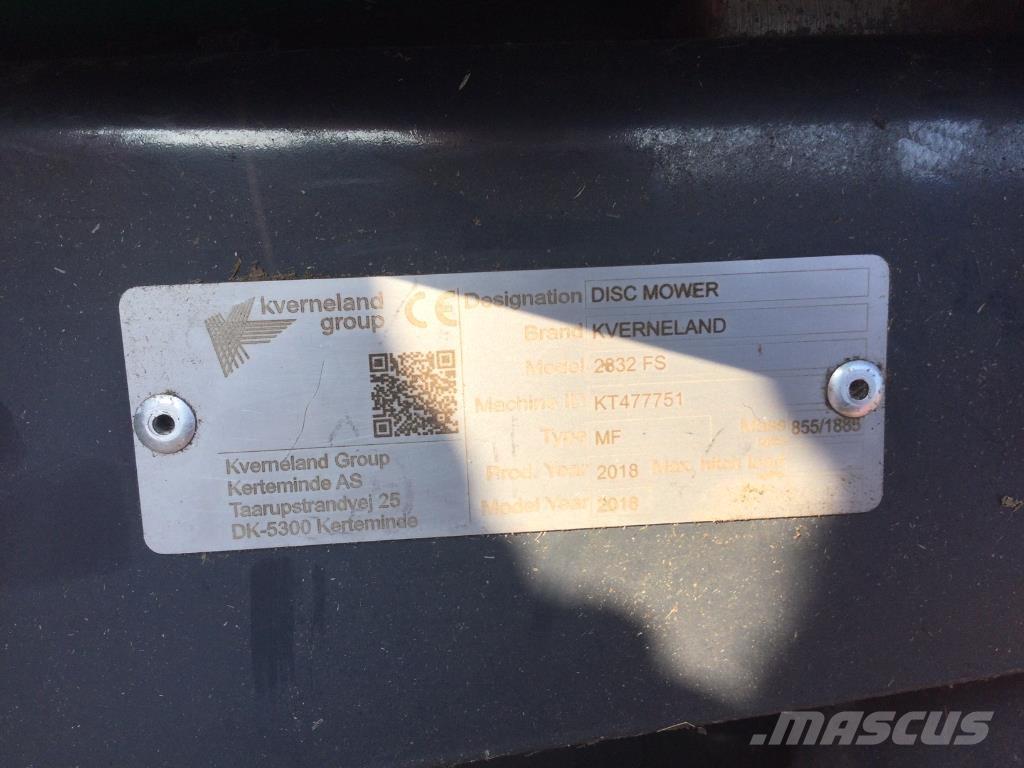 Kverneland 2832 FS Çayir biçme makinalari